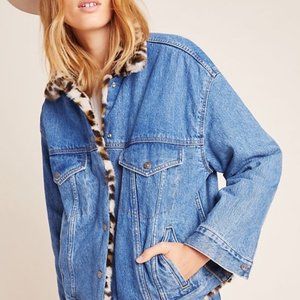 Levi's Reversible Dad Trucker Jacket Size Small